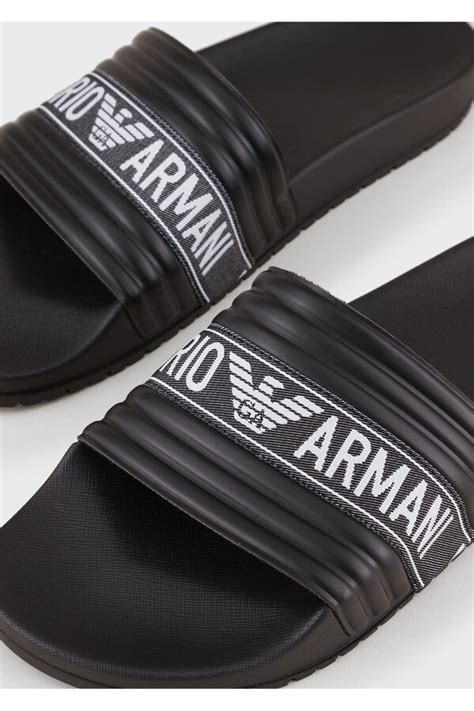 men's Armani sliders